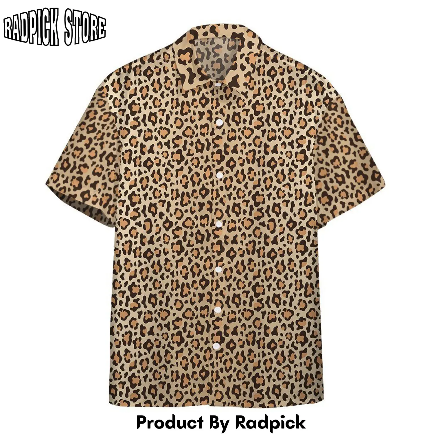 Radpick 3d leopard skin hawaii shirt rp292606